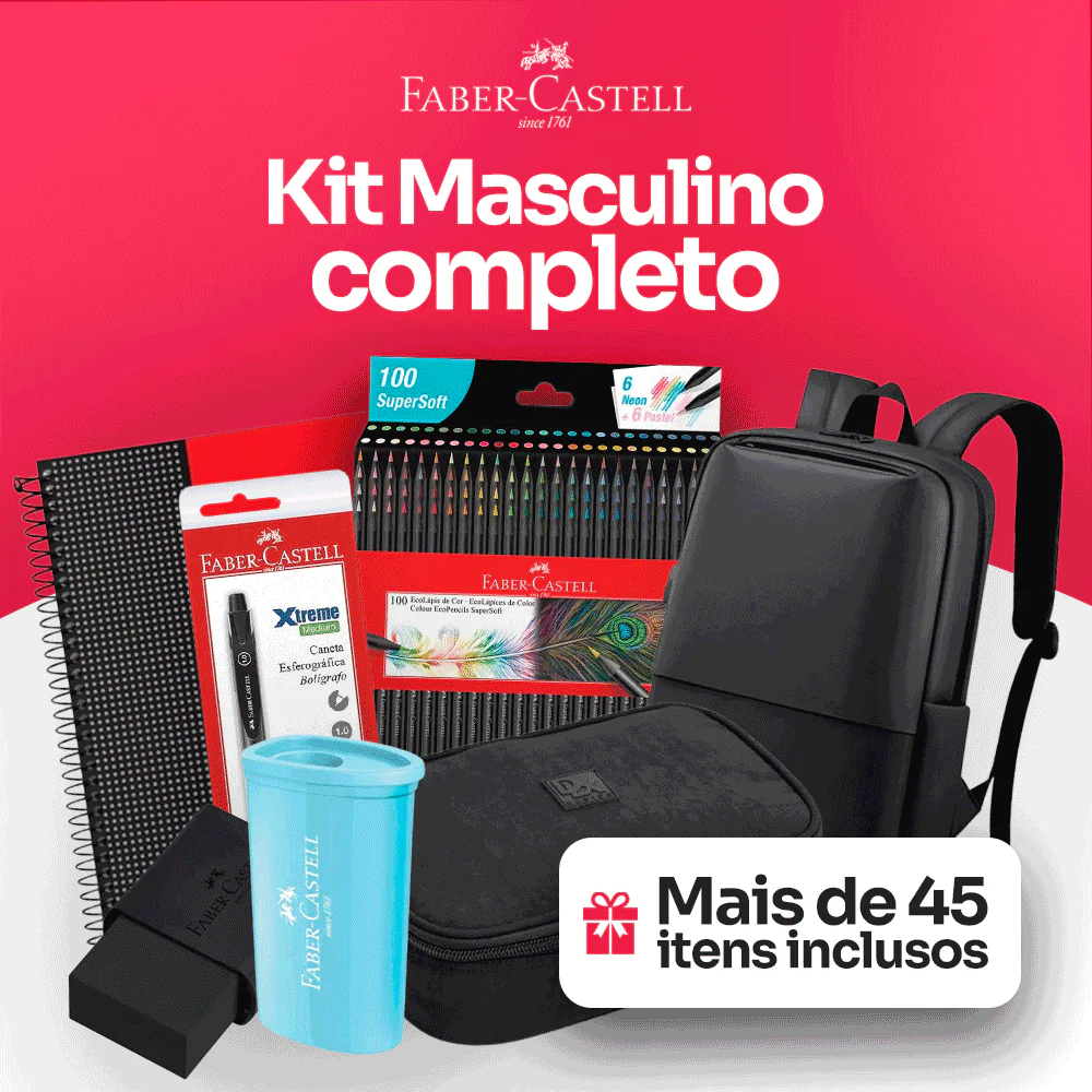 Kit Escolar Masculino