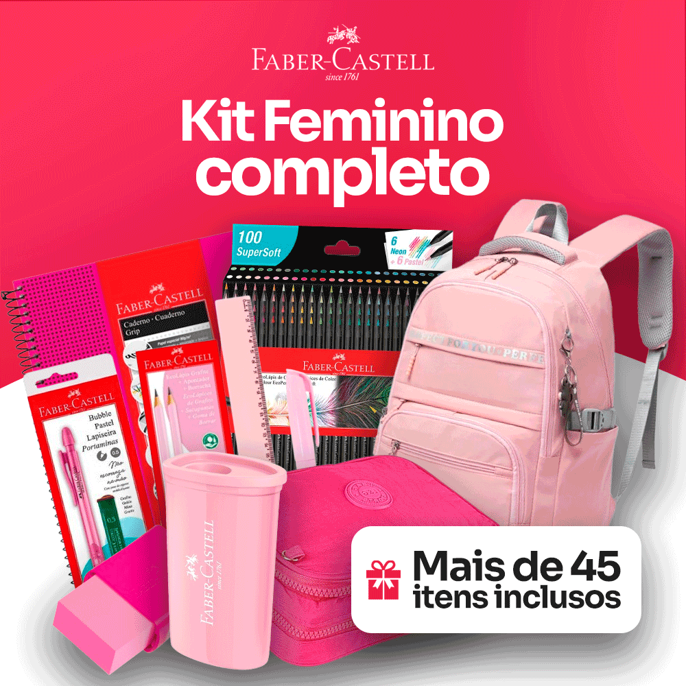 Kit Escolar Feminino